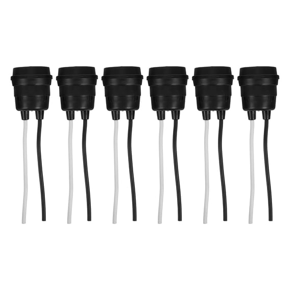 REOFLYUP 6-Pack Easy Install Light Socket Kit for Home Projects and Electrical Repairs