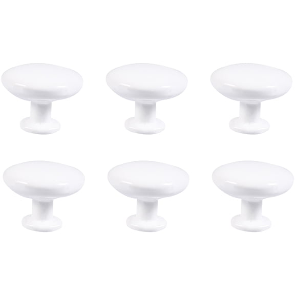 REOFLYUP 6pcs Kitchen Door Handles White Safe and Reliable for Designers