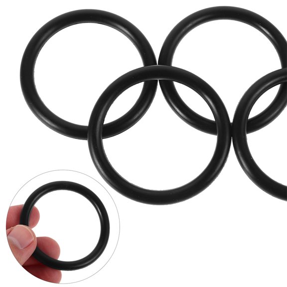 REOFLYUP Black Rubber O- Bumper Fastener Replacement 8 Pieces for Secure Car Bumper Retention and Repair
