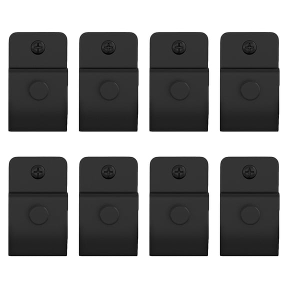 REOFLYUP 8Pcs Rug Hanging Hooks for Wall Display of Quilts and Carpets in Black