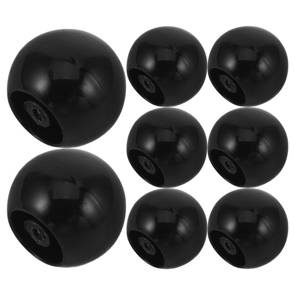 REOFLYUP 8Pcs Wear Resistant Pot Lid Handles Black Compact Replacement Knobs for Tea Kettle and Cookware