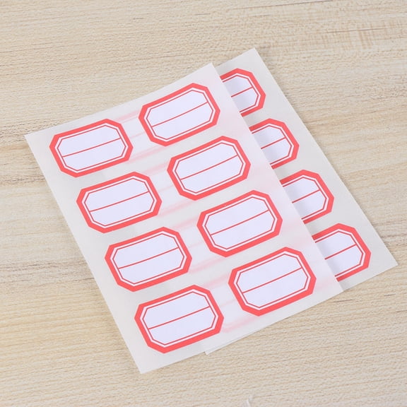 REOFLYUP Red Classification Label Stickers for Easy Identification 12Sheets