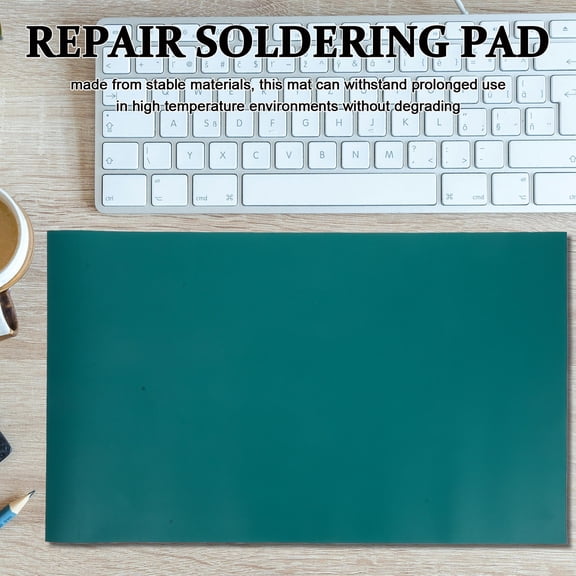 REOFLYUP Antistatic Green Electronics Mat with Insulating Pad for Soldering and Repair Use