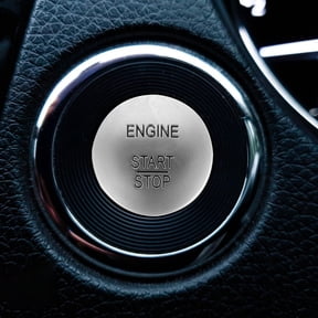 REOFLYUP Plated Automotive Start Button with Instant Push for Keyless Car Engine Ignition System