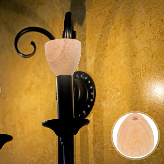 REOFLYUP Natural Bamboo Lamp Base with E27 Socket for Home Decorative Pendant Lighting