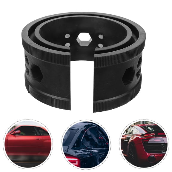 REOFLYUP Black Car Shock Absorber Bumper Cushion with Durable Rubber Construction