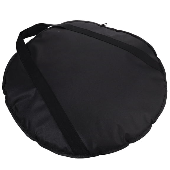 REOFLYUP Black Oxford Cymbal Carry Bag with Small Storage Pocket and Comfortable Handheld Tote for Easy Transport