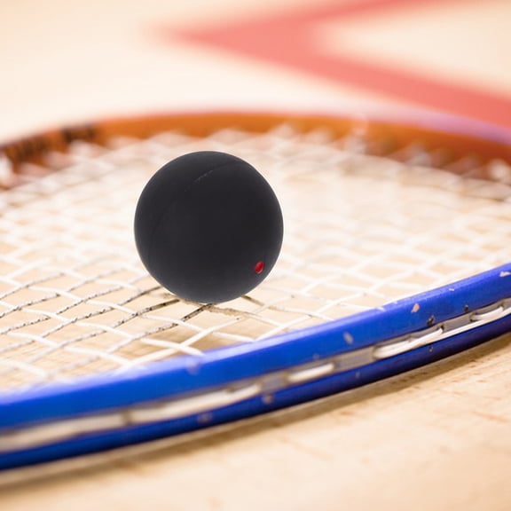 REOFLYUP Black Small Squash Ball Single Dot for Home Use and Racket Ball Training