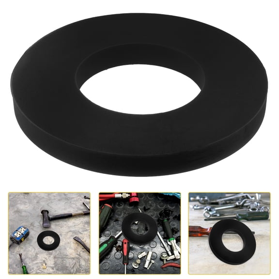 REOFLYUP Car Shock Absorption Ring with Strong Rubber Material Easy Installation Black Auto Gasket