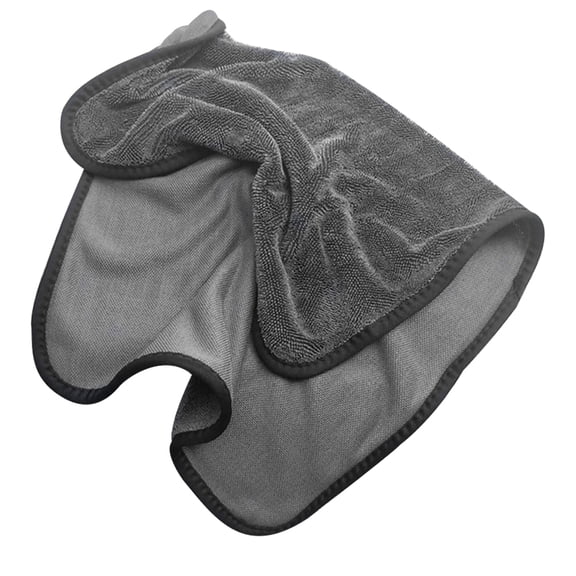 REOFLYUP Grey Microfiber Car Drying Towel Super Absorbent Cloth for Quick and Efficient Water Removal