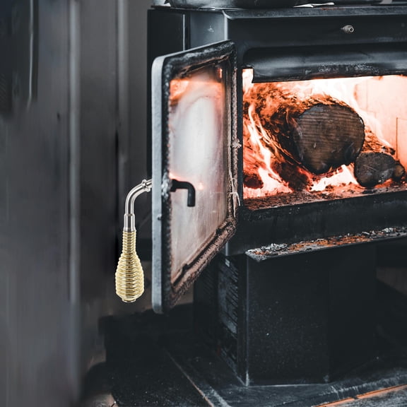 REOFLYUP Easy Install Golden Spring Stove Handle for Outdoor Furnace Grill and Smoker