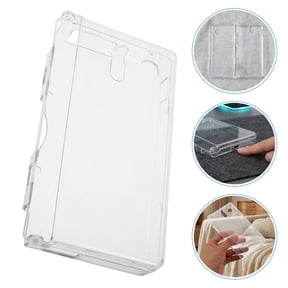 REOFLYUP Clear Protective Case for Game Console, Shockproof Transparent Cover Shell