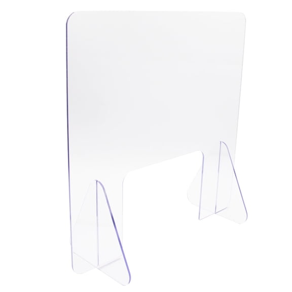REOFLYUP Clear Protective Sneeze Guard Barrier Board for Tabletop Easy to Use Shield