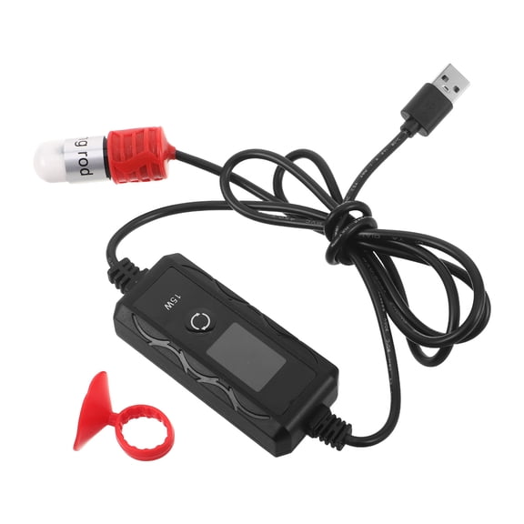 REOFLYUP Compact Fish Tank Heater USB Powered Adjustable Heating Rod for Tropical and Betta Fish