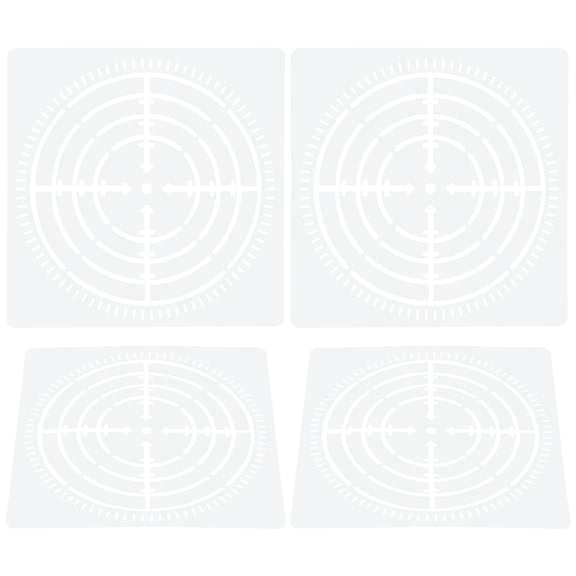 REOFLYUP White Mandala Dot Stencils Pet DIY Use Reusable for Crafting