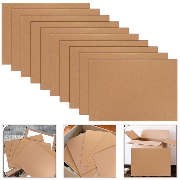 REOFLYUP Corrugated Cardboard Moving Boxes for Storage, Shipping, and Packing - Light Brown Heavy Duty Board