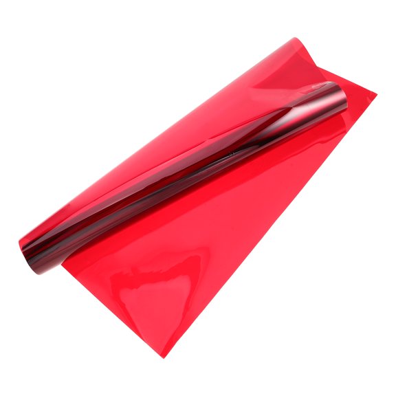 REOFLYUP Decorative Red Window Cling Film for Home with Protective Static Cling Technology
