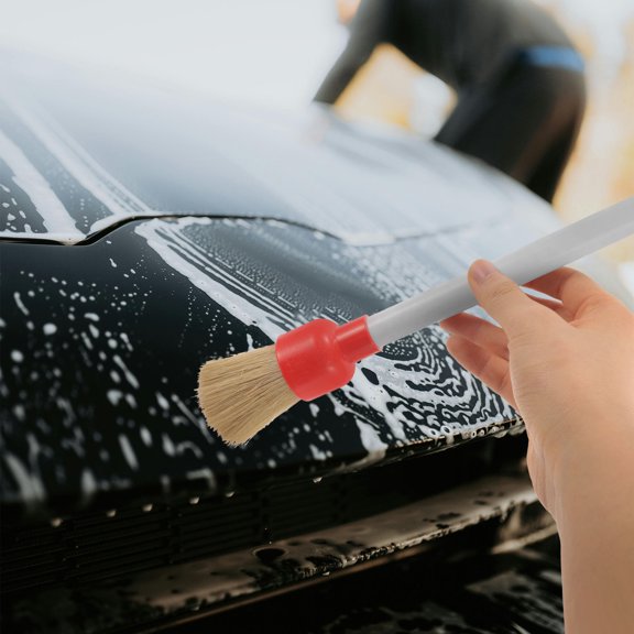 REOFLYUP Detailing Brush for Car Tires and Rims with Compact Lightweight Design and Comfortable Grip