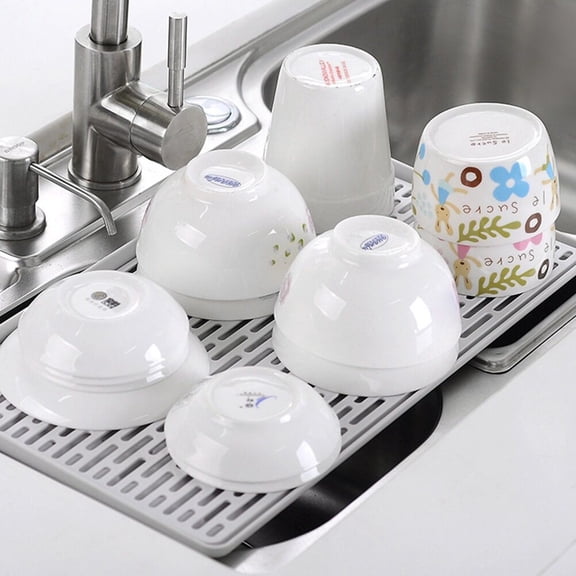 REOFLYUP Drainage Tray Draining Board Silver 1Set