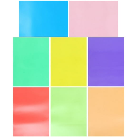 REOFLYUP Durable Assorted Color Cellophane Wrap Sheets for Creative DIY Applications