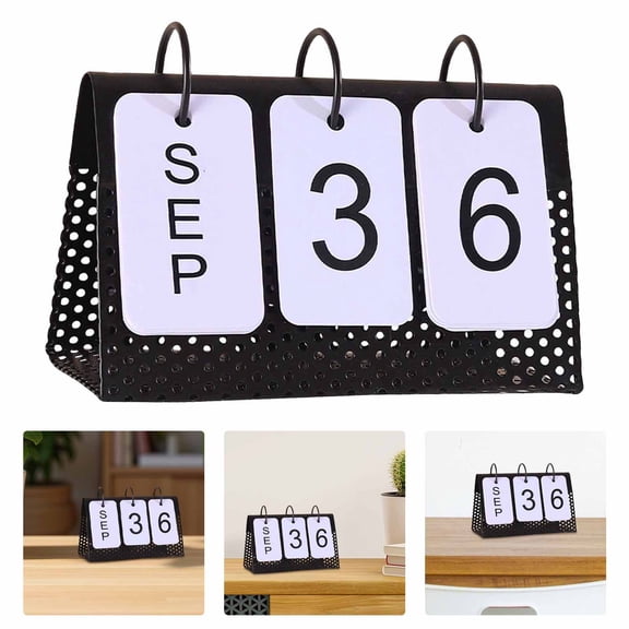 REOFLYUP Metal Calendar Frame Craft for Stylish Household and Office Decoration