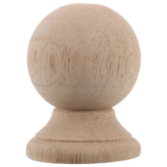 REOFLYUP Hand-Carved Decorative Wood Finial Post Cap for Furniture, Outdoor Fence, Garden, and Home Decor Accents
