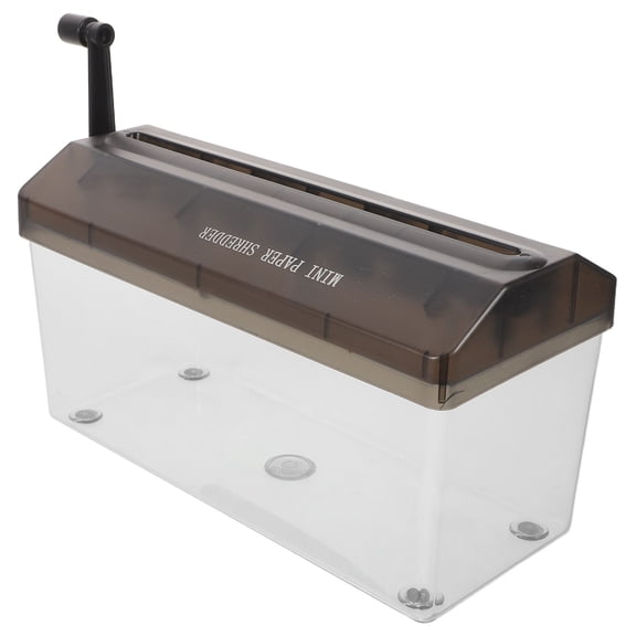 REOFLYUP Hand Crank Paper Shredder for Home Office Compact Portable Document Shredder