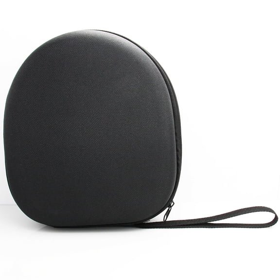 REOFLYUP Headphone Bag with Nylon Fabric and Hard Shell Interior for Headset Storage Black