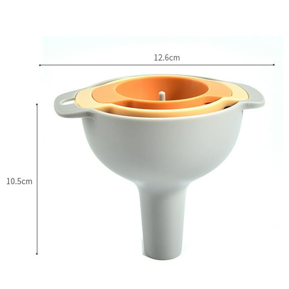 REOFLYUP Home Funnel Set Nesting Design with Hanging Hole for Easy Storage in Kitchen Use