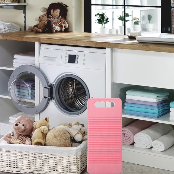 REOFLYUP Household Hand Washing Board Plastic 1Pcs for Cleaning Laundry at Home