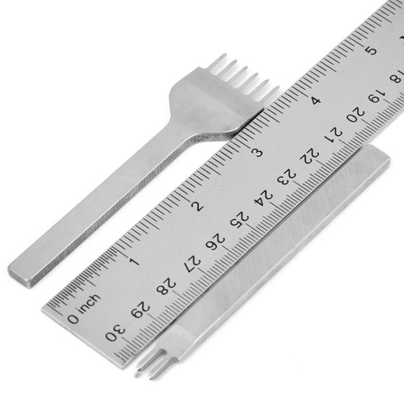 REOFLYUP Leathercraft Hole Punch Tool Set, Stainless Steel Crafting Kit for , Fabric, and Paper Projects