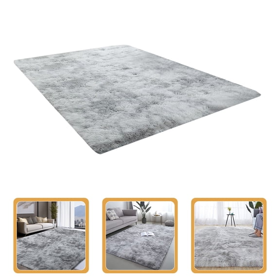 REOFLYUP Soft Plush Light Rug with Non- Backing, Cozy Floor Carpet for Living Room, Bedroom, and Home Decor