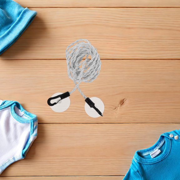 REOFLYUP Portable Lightweight Retractable Laundry Drying Cord with Strong Cups for Travel, Hotel, and Home Use