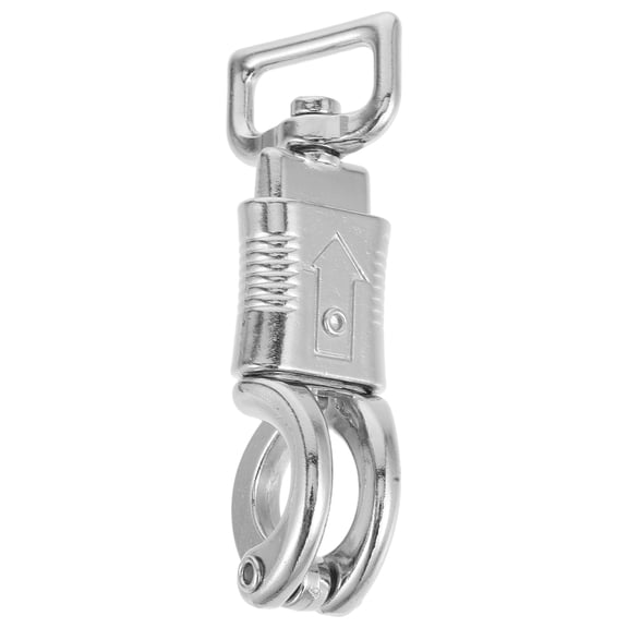 REOFLYUP Metal Swivel Snap Hook for Horse Harness with Spring Design Durable Plated Silver Finish