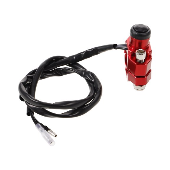 REOFLYUP Red Motorcycle Engine Start Switch Button Handlebar Control for Atv Dirt Bike Scooter