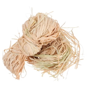 REOFLYUP Natural Raffia Ribbon Beige for Craft Wrapping Bouquet Decorating and Floral Arrangements