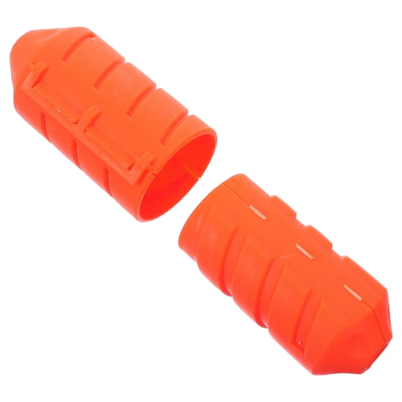 REOFLYUP Plastic Weatherproof Junction Box Orange with Dual Cable Connection Feature