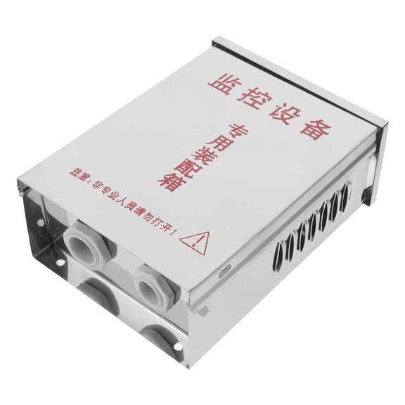 REOFLYUP Outdoor Breaker Box Stainless Steel Distribution Protection Box Weatherproof Silver