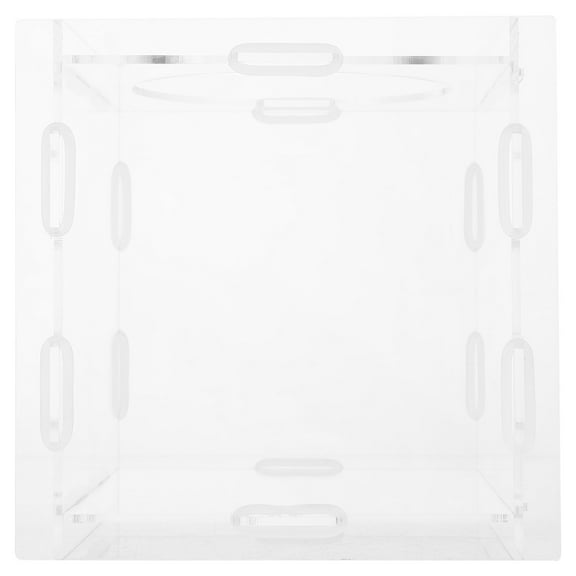 REOFLYUP Party Supply Transparent Ticket Box for Raffle Drawings Donations and Suggestions Collection