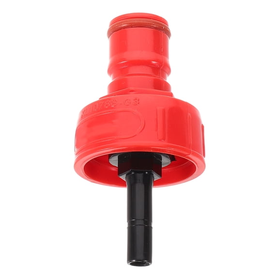 REOFLYUP Beer Carbonation Cap Adapter with Red Plastic Bottle Cap, Compatible with Most Soda Bottles for Easy Brewing