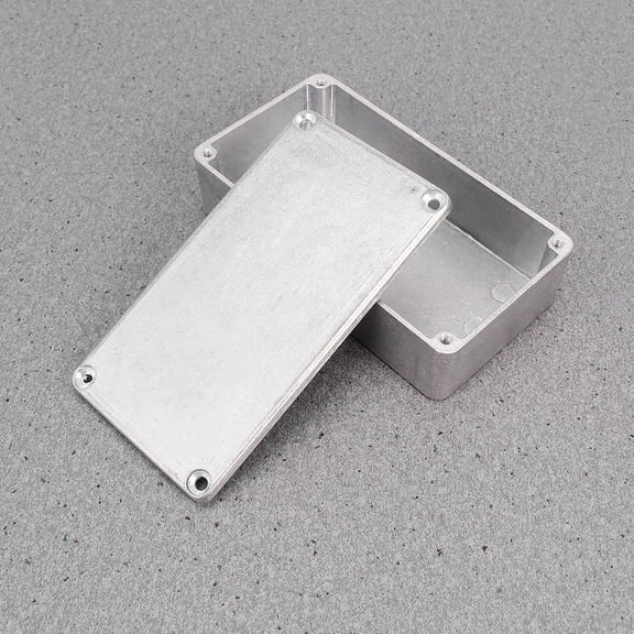 REOFLYUP Plated Aluminum Project Enclosure Box for Electronics and Guitar Pedal Storage with Simple Installation