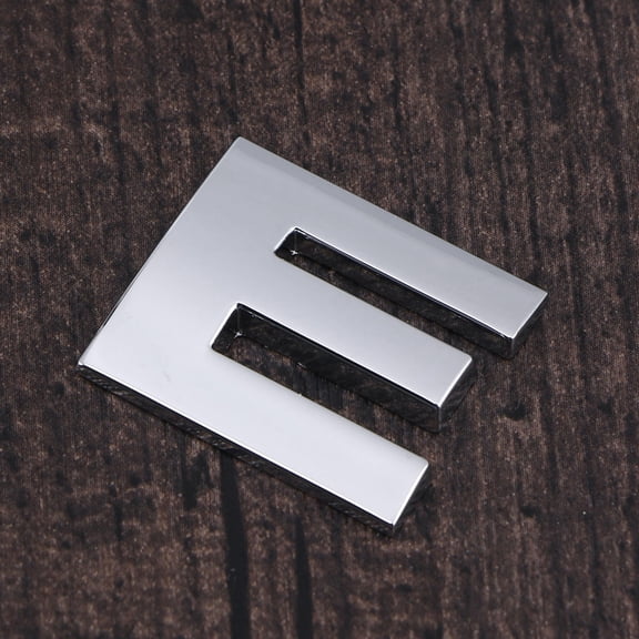 REOFLYUP Plated Silver Car Alphabet Metallic Sticker Auto Emblem for Durable Car Styling