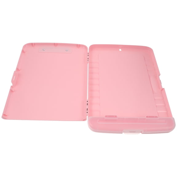 REOFLYUP Portable Clipboard with Storage, A4 Paper Organizer Box, Filing Clipboard Case with File Tab for Office School Supplies