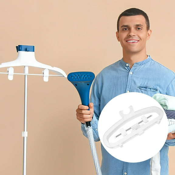 REOFLYUP Portable Steamer Stand for Clothes Garment Hanger for Steaming Clothes White for Home Use 1Pcs