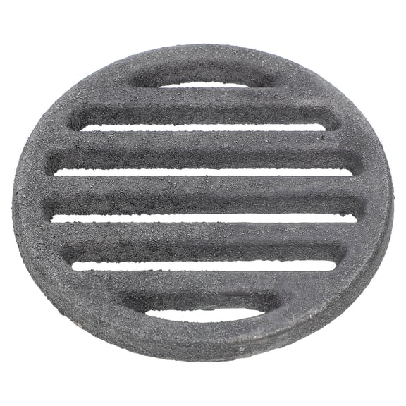 REOFLYUP Round Fire Pit Grate Black Fireproof Material with Stable Heat and Ash Debris Blocking for Home