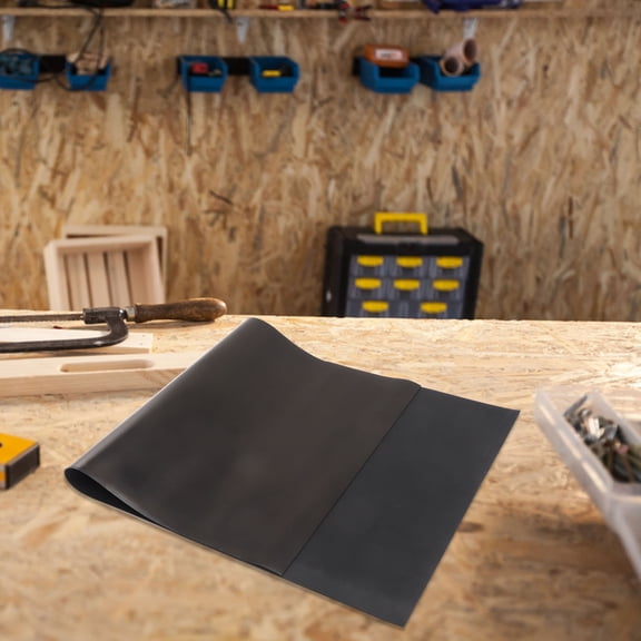 REOFLYUP Black Anti Static Rubber Mat Heat Resistant Silicone Sheet for Electronics Repair