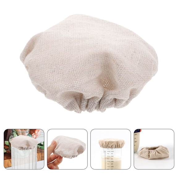 REOFLYUP Sealing Fermentation Jar Cover Cloth Beige 3Pcs