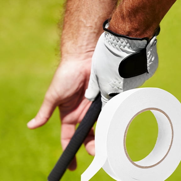 REOFLYUP Self-Adhesive White Golf Club Grip Tape Paper Material Durable and Reusable