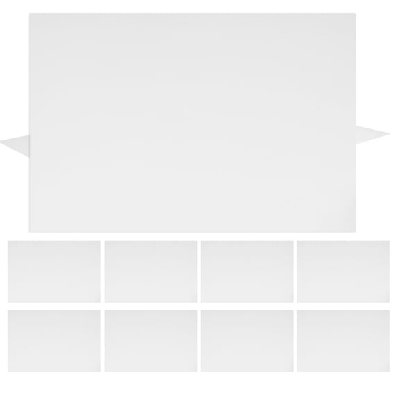 REOFLYUP Mirror Cardstock Sheets with Backing for Crafting, Projects, Scrapbooking and Uses