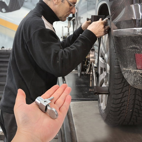 REOFLYUP Tire Air Chuck Plated Silver Zinc Alloy Locking Chuck for Fast Inflation and Easy Use